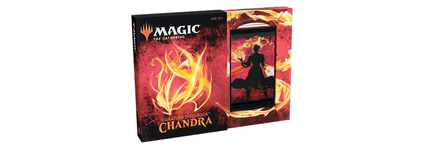 SIGNATURE SPELLBOOK: CHANDRA PACKAGING AND CONTENTS