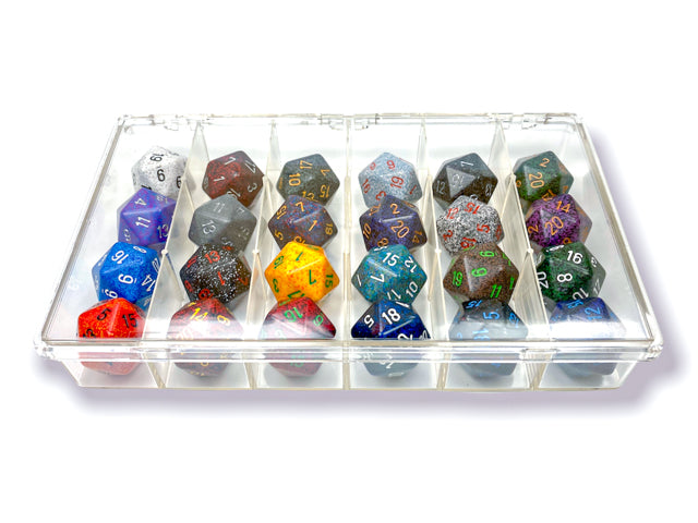 Speckled 34mm d20s Loose Dice