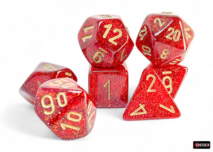 7-set Mega: Glitter Ruby/Gold