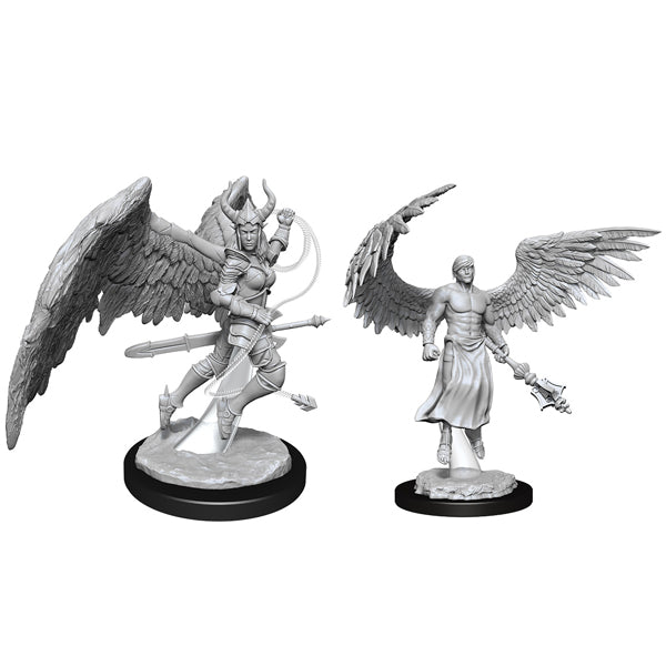 D&D Nolzur's Marvelous Miniatures: Unpainted Minis- Wave 13- Deva & Erinyes