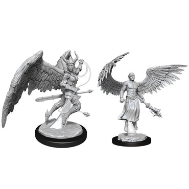 D&D Nolzur's Marvelous Miniatures: Unpainted Minis- Wave 13- Deva & Erinyes
