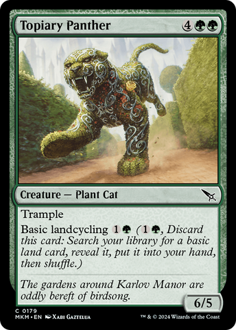 Topiary Panther [Murders at Karlov Manor]