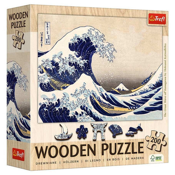 Puzzle: Hokusai Katsushika The Great Wave Off Kanagawa 200 Piece