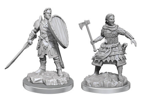 D&D Nolzur's Miniatures: Human Fighters