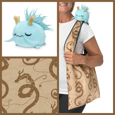 FANTASY DRAGON PLUSHIE TOTE BAG