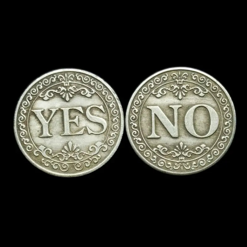 YES/NO Ornaments Collection Souvenir Coin, Collection Coin, or Challenge Coin