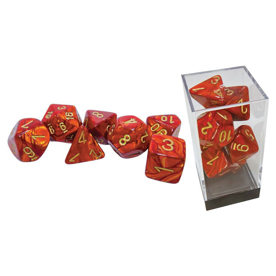 7-set Mega Hedrals: Scarab Scarlet/gold