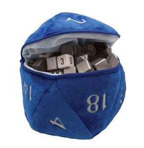 Ultra Pro - Plush D20 Dice Bag - D&D Blue & White