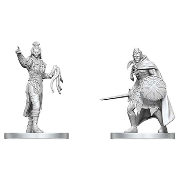D&D: Nolzur's Marvelous Miniatures: Drow Elite Warrior & Drow Priestess of Lolth