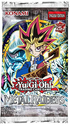 YuGiOh Trading Card Game 25th Anniversary Metal Raiders Booster Pack