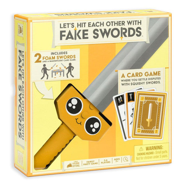 Let's Hit Each Other with Fake Swords