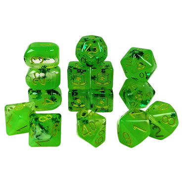 15-Set Lit Leprechaun (Glow in the Dark!) with symbols