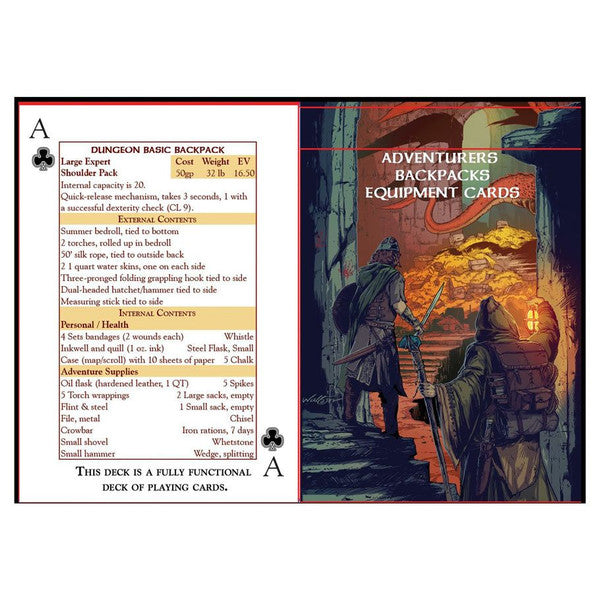 Adventurers Backpack Card Deck