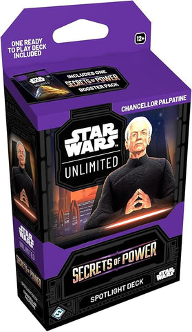 Star Wars: Unlimited TCG Secrets of Power Chancellor Palpatine SPOTLIGHT DECK