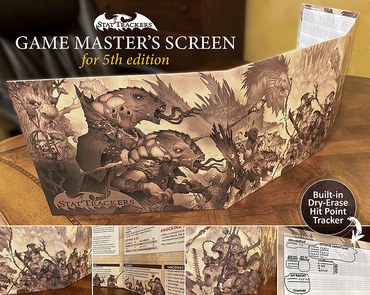 Custom 5e DM Screen - Wet/Dry Erase