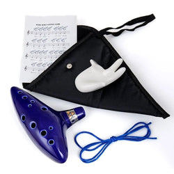 Legend of Zelda Ocarina, WoneNice 12 Hole Alto C 12 Ocarina with Stand