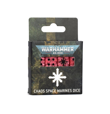 Warhammer 40K: Chaos Space Marines - Dice Set (10th Edition)