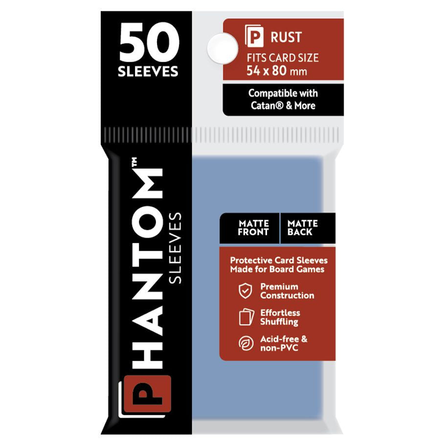 Deck Protector: Phantom Sleeves: Matte/Matte Rust Size (54mmX80mm) (50)
