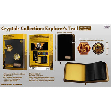 GATHERERS' TAVERN: CRYPTIDS COLLECTION: 4-POCKET BINDER: EXPLORER'S TRAIL