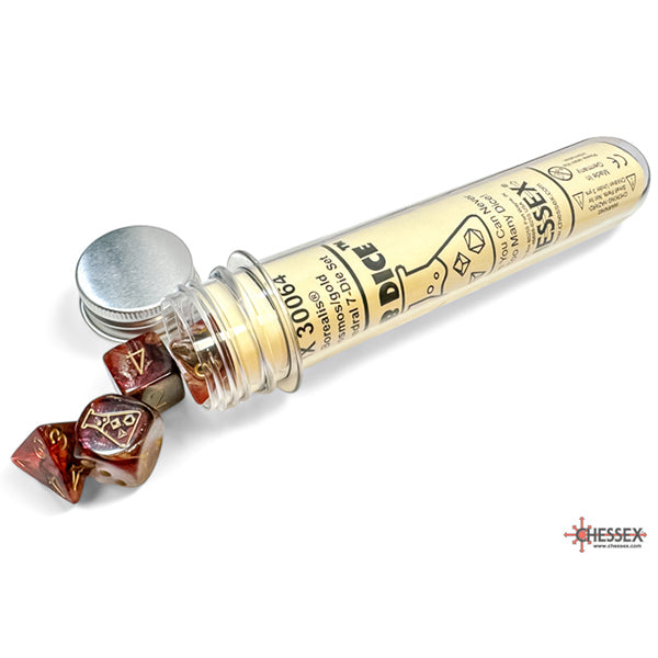 7-SetCube Lab Dice Borialis Cosmos/gold chx30064