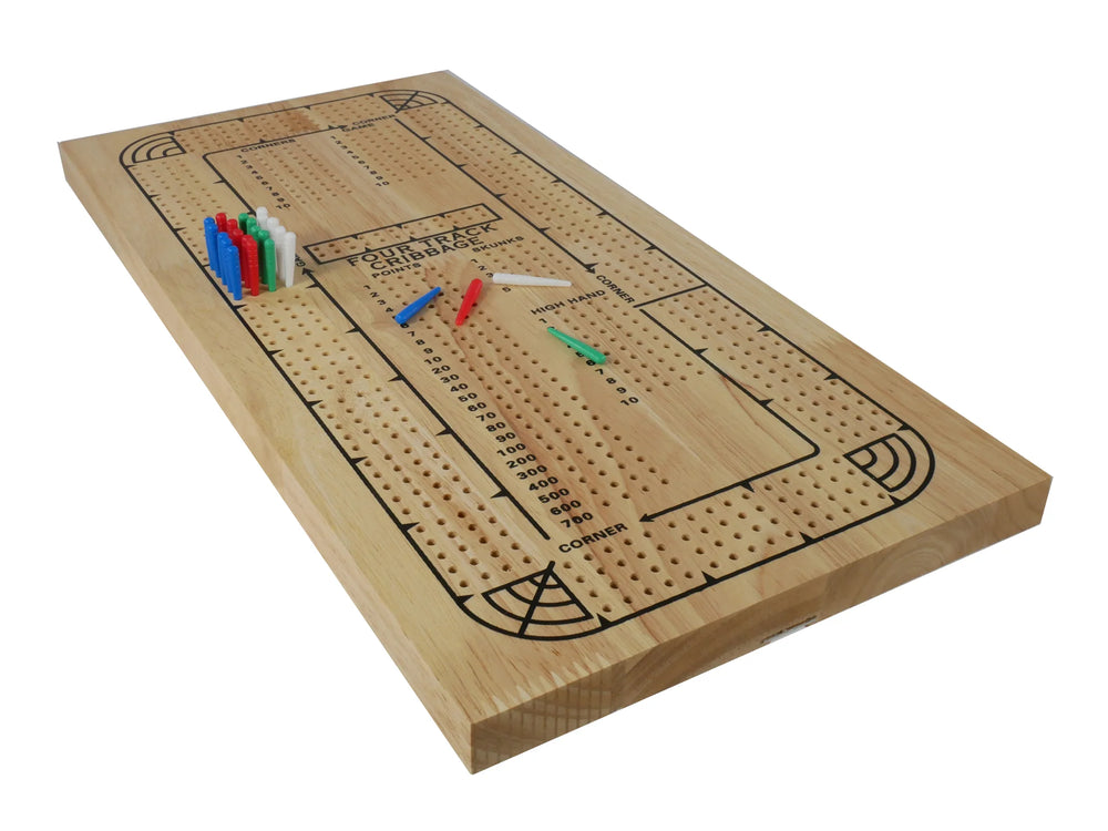 Cribbage - 4 Track Wood Cribbage