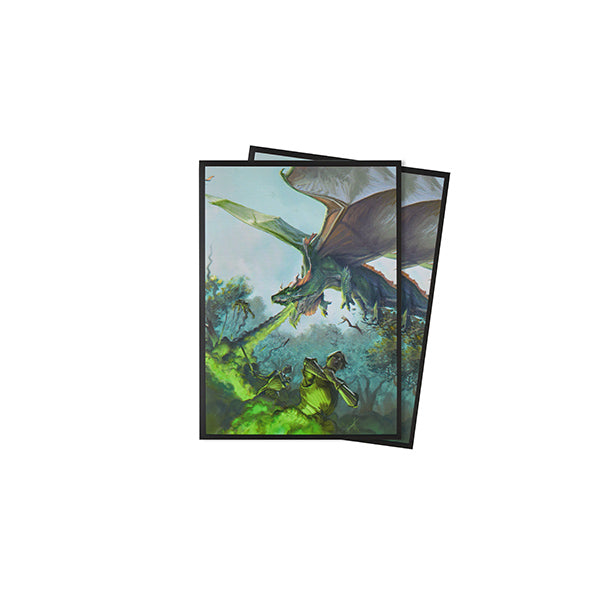 Card Sleeves: Standard- Matte Art- Year of the Dragon- Nature's Retribution (100 ct)