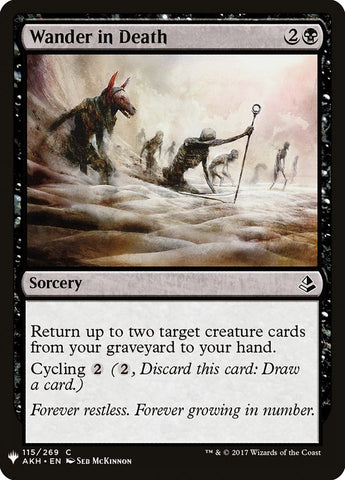 Wander in Death [Mystery Booster]