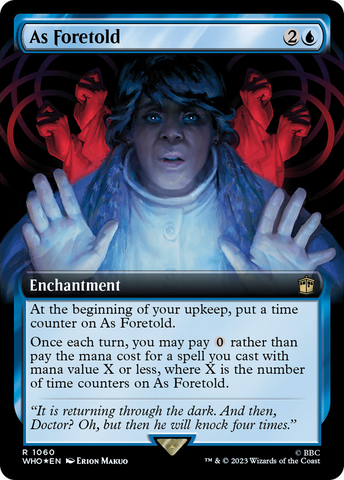 As Foretold (Extended Art) (Surge Foil) [Doctor Who]