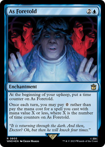 As Foretold (Surge Foil) [Doctor Who]