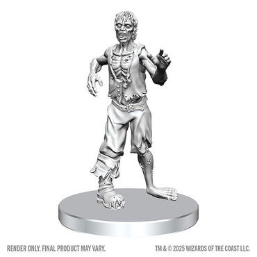 D&D Nolzur's Marvelous Miniatures: Unpainted Minis- Wave 28- Classic Vampire & Classic Zombie