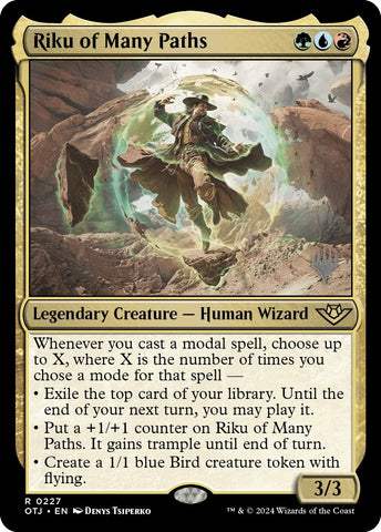 Riku of Many Paths (Promo Pack) [Outlaws of Thunder Junction Promos]