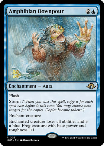 Amphibian Downpour [Modern Horizons 3 Prerelese Promos]