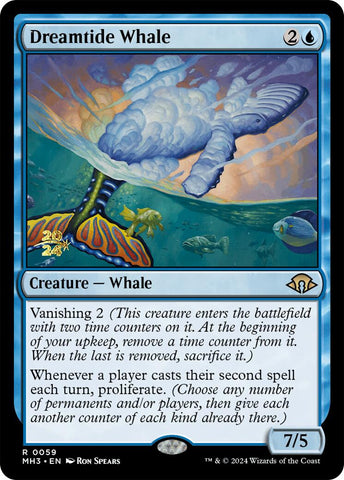 Dreamtide Whale [Modern Horizons 3 Prerelese Promos]