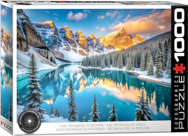 Lake Moraine in Winter