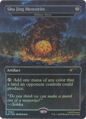Shu Jing Meteorite - Fellwar Stone (Rainbow Foil) [Secret Lair Drop Series]