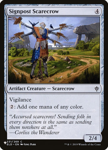 Signpost Scarecrow [The List]