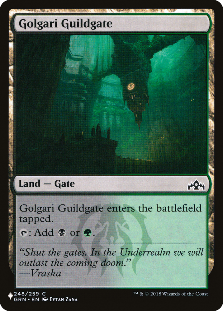 Golgari Guildgate [The List]