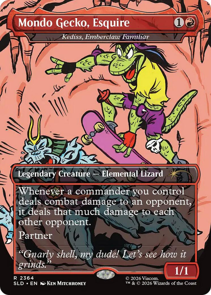 Mondo Gecko, Esquire - Kediss, Emberclaw Familiar [Secret Lair Drop Series]