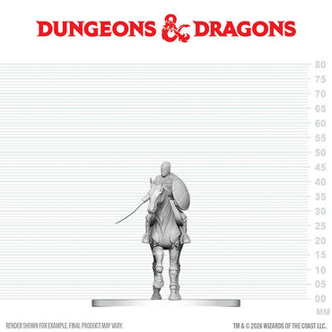 D&D Nolzur's Marvelous Miniatures: Unpainted Minis- Wave 29- Nimblewright Steed with Rider