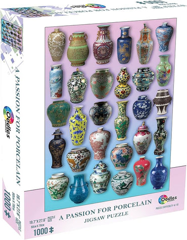1,000 Piece Jigsaw Puzzle, A Passion for Porcelain, Oodles Series