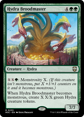 Hydra Broodmaster (Ripple Foil) [Modern Horizons 3 Commander]