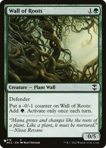 Wall of Roots [The List]