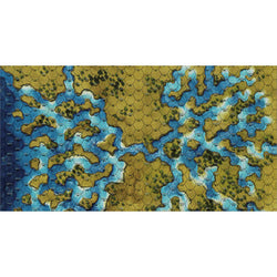 BattleTech: Battle Mat- Savannah- River Delta