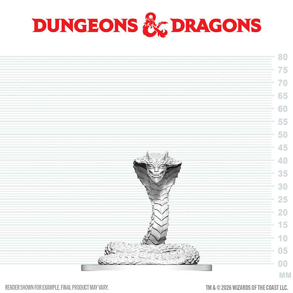 D&D Nolzur's Marvelous Miniatures: Unpainted Minis- Wave 29- Guardian Naga