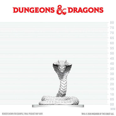 D&D Nolzur's Marvelous Miniatures: Unpainted Minis- Wave 29- Guardian Naga
