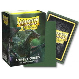 Dragon Shield 100ct Box - Forest Green Matte Sleeves