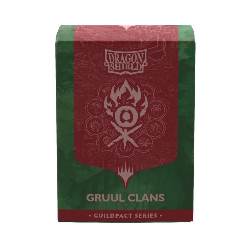 Dragon Shield Sleeves: Standard Matte Dual Art Magic the Gathering Guildpact Series - Gruul Clans 100CT