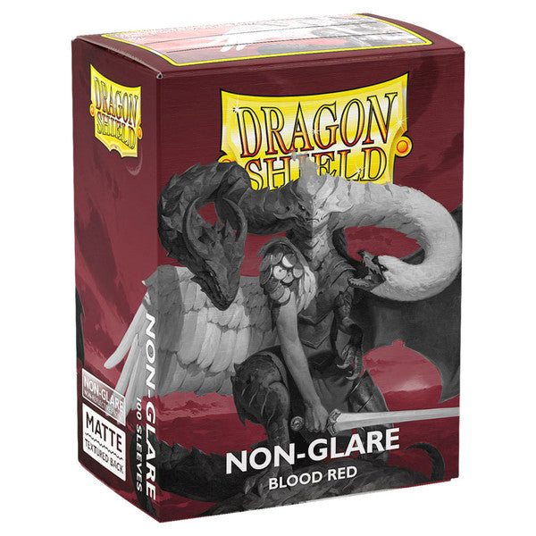 Deck Protector: Non-Glare: Matte: Blood Red (100)