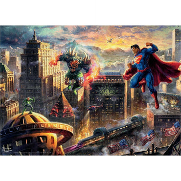 Superman Man of Steel, 1000 Piece Puzzle, Thomas Kincade