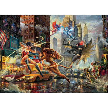 Women of DC, 1000 Piece Puzzle, Thomas Kinkade